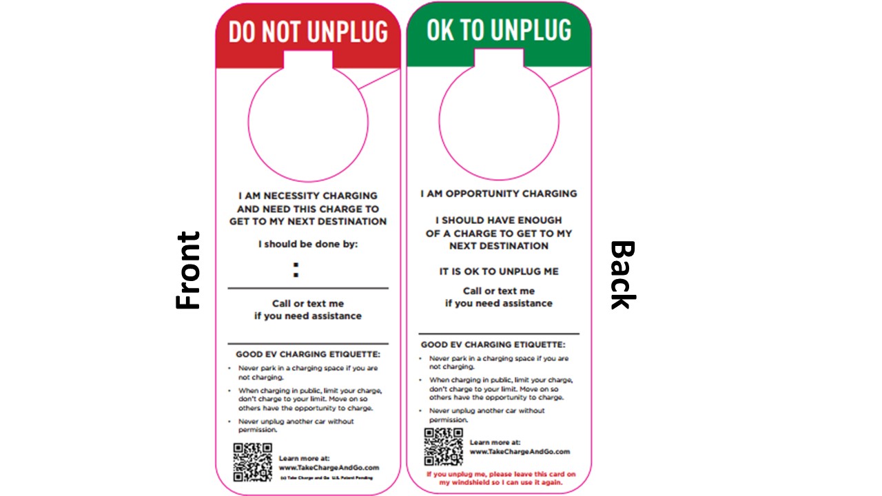 Les règles de bon usage "Good ev charging etiquette